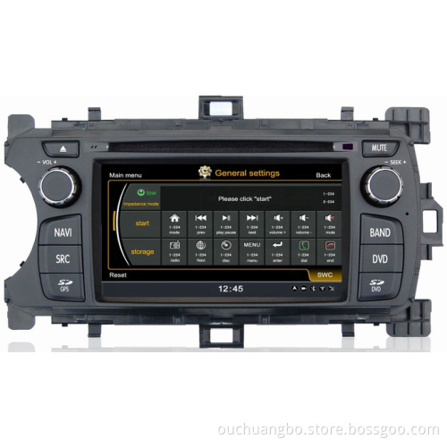 Ouchuangbo audio GPS radio for S100 Toyota Yaris 2012